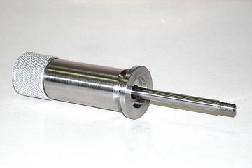 Ввод вращения в вакуум с манжетным (эластомерным) уплотнением на фланце KF16 с ручным приводом, ручка ELISA